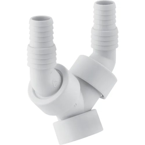 Embout double pour tuyau de vidange, Geberit, 1"
