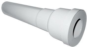 Raccord WC droit avec rallonge, Nicoll, Ø 80 mm