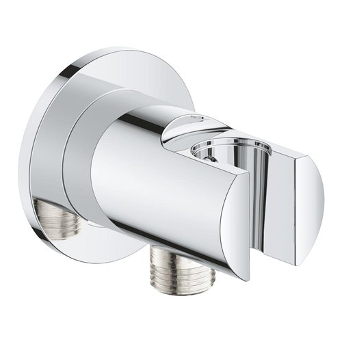 Coude à encastrer avec support de douchette, GROHE Tempesta, 1/2", chromé