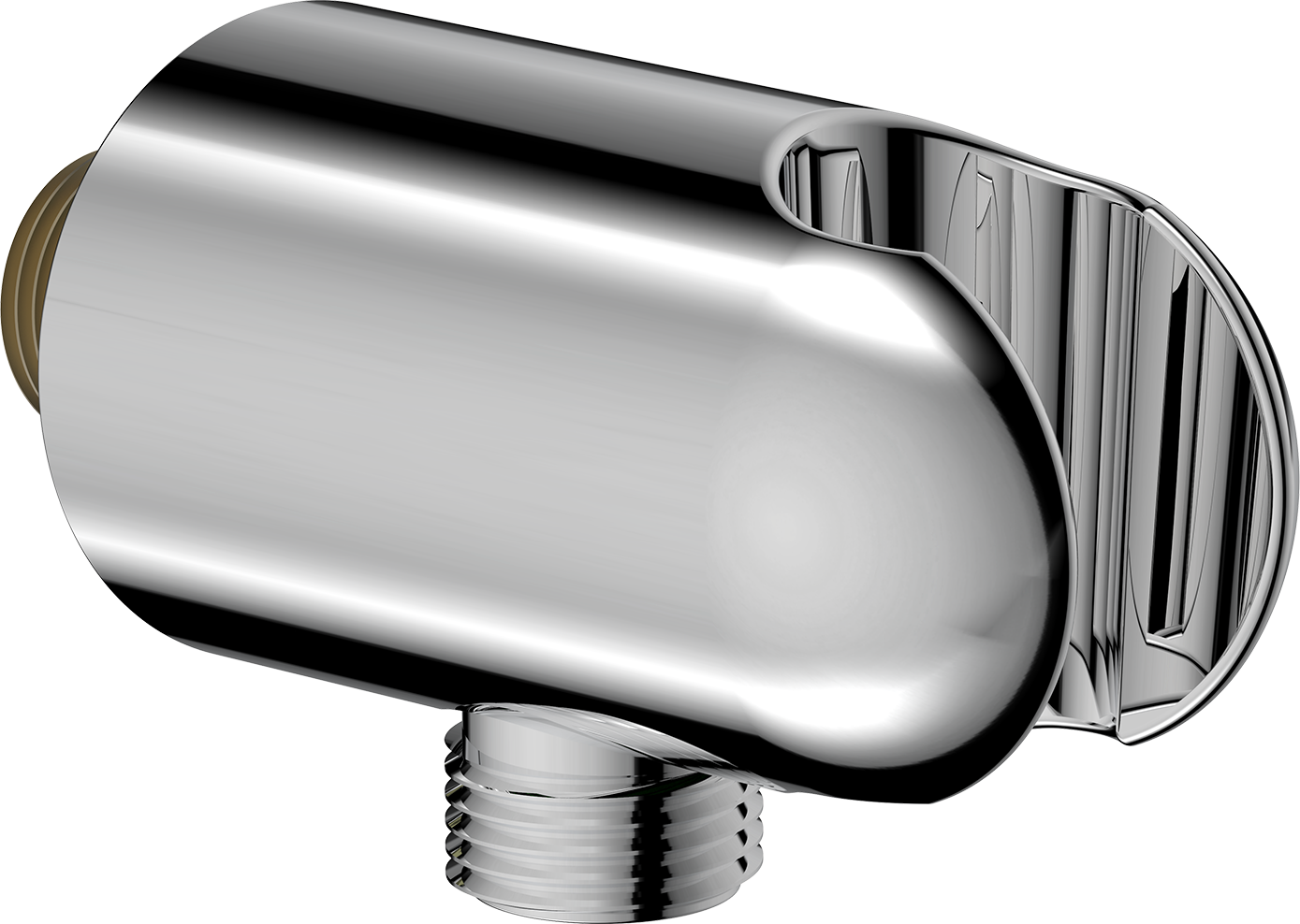 Coude à encastrer avec support de douchette, Hansa, 1/2", chromé