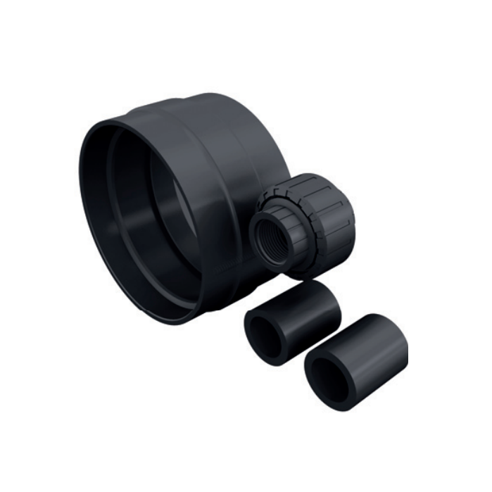 Verbindingsset voor buffertanks, DAB, tussen 2 Esytanks, hoofdtank en extra tank
