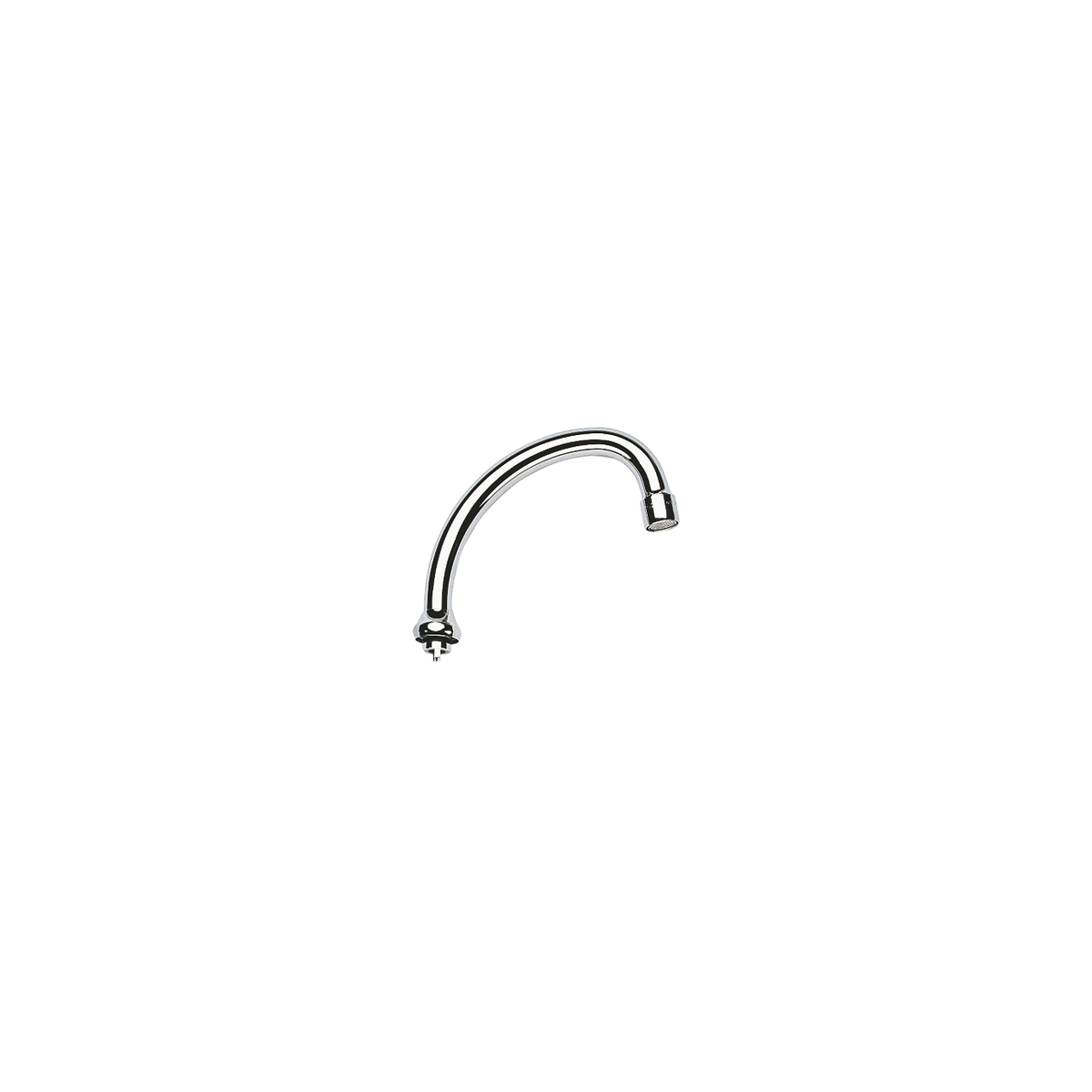 Bec de robinet, GROHE, forme tubulaire, saillie 140 mm, réf. 13076000