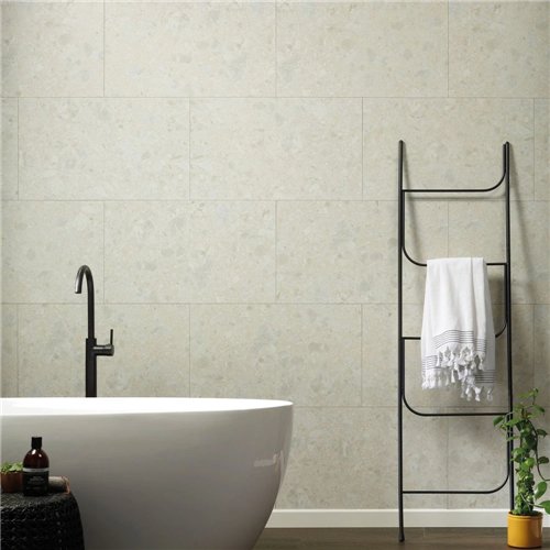 Panneau mural de salle de bain, Dumaplast Dumawall+, B04 Ceppino Beige, 65 x 37,5 cm, paquet de 1,95 m²