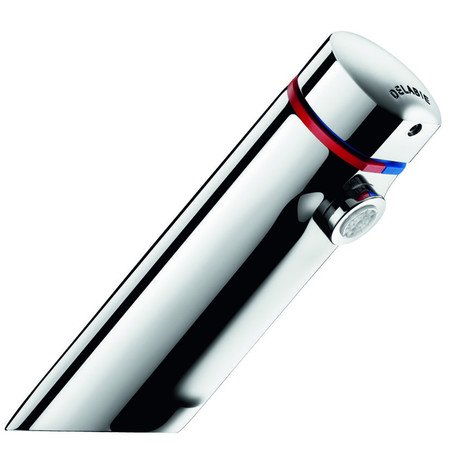 Zelfsluitende wastafelmengkraan, Delabie TEMPOMIX 3, binnendraad 3/8", verchroomd