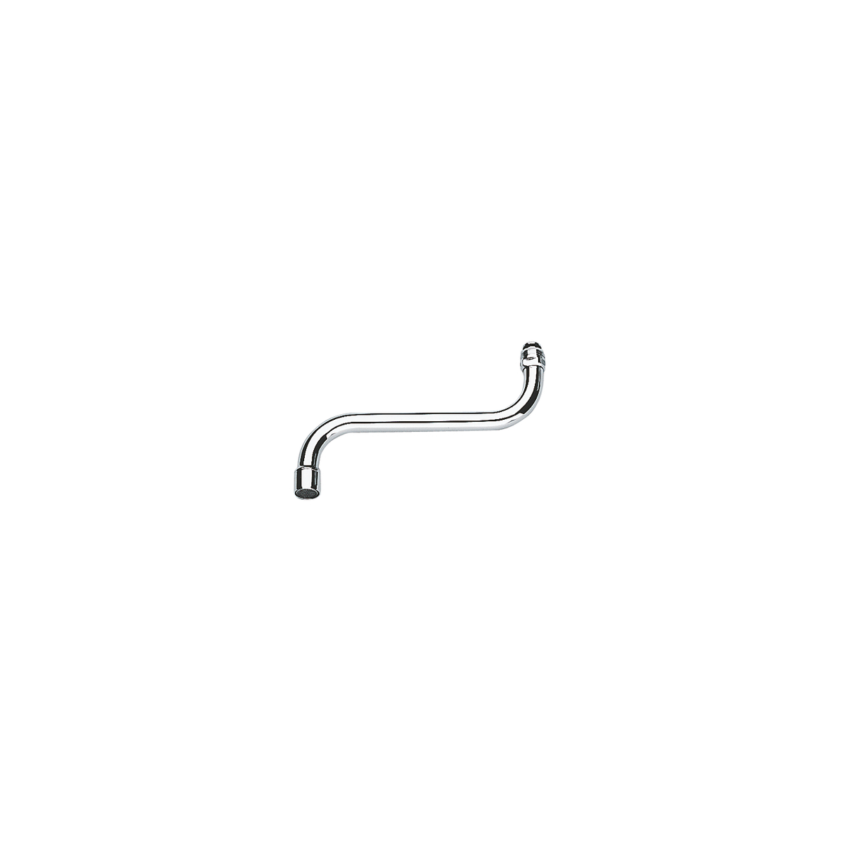 Kraanuitloop, GROHE, buisvorm, sprong 150 mm, ref. 13052000