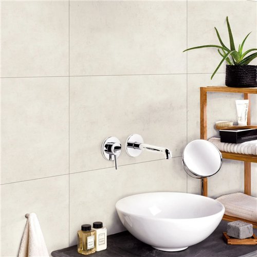 Wandpaneel voor badkamer, Dumaplast Dumawall+, 868 Light Cement, 90 x 50 cm, pak van 2,25 m²