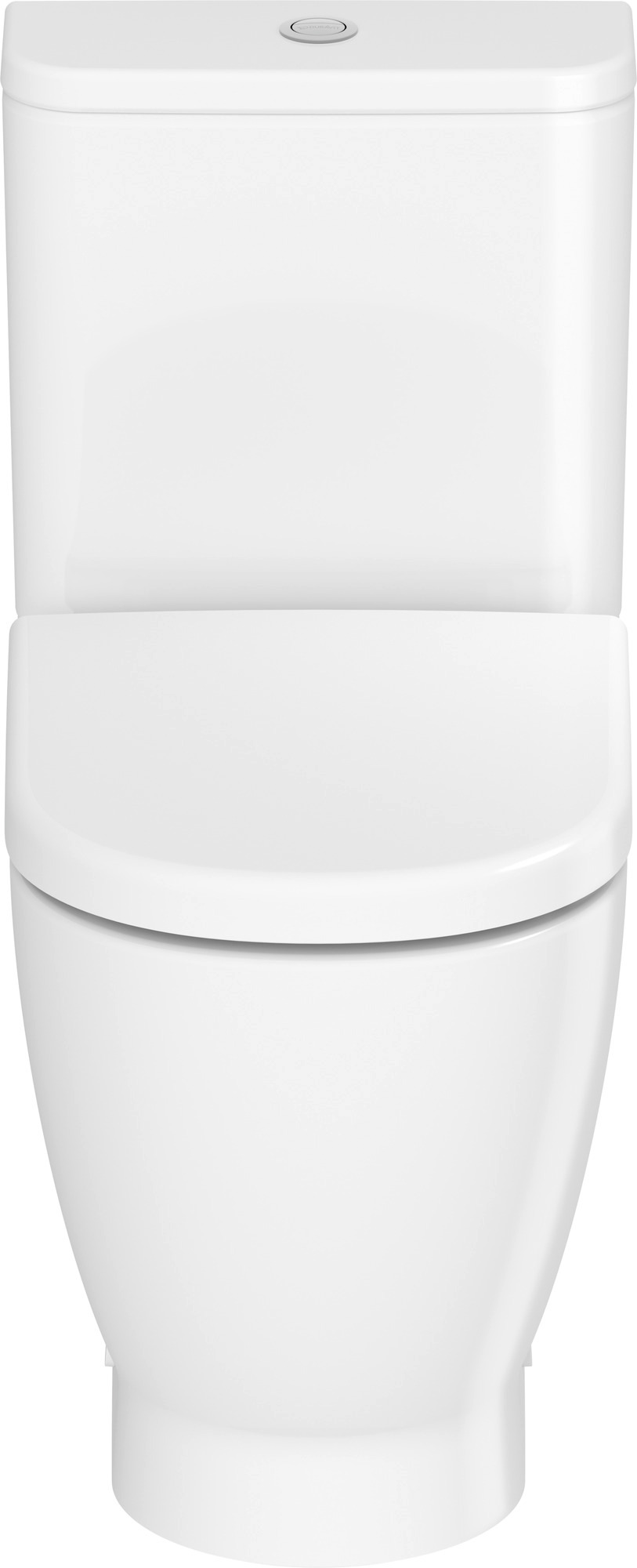WC à poser sans bride, Duravit D-Code, sortie horizontale