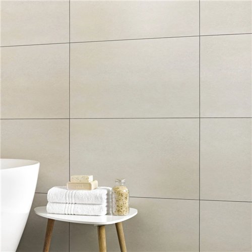 Panneau mural de salle de bain, Dumaplast Dumawall+, 842 Beige, 65 x 37,5 cm, paquet de 1,95 m²
