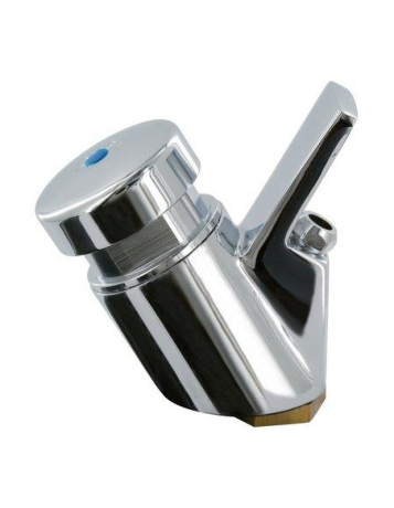 Robinet rince-bouche pour fontaine, Delabie, mâle 3/8", chromé