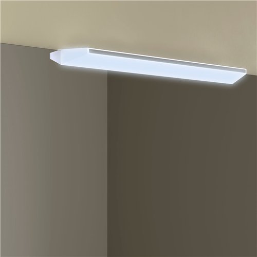 Applique LED de salle de bain, Salgar Boreal, longueur 50 cm, blanc