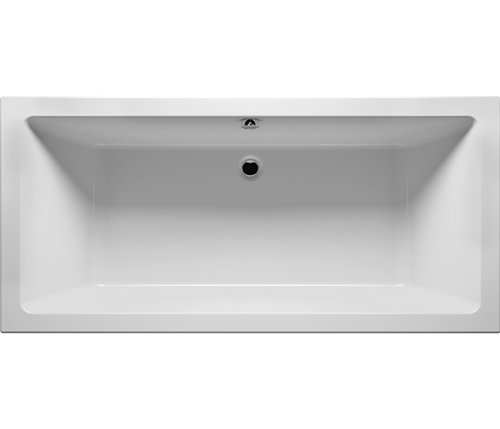 Baignoire encastrée en acrylique, Riho Lugo, 190 x 90 cm, blanc brillant