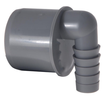 Bocht 90° voor flexibele afvoerslang, Airfit, Ø 40 mm