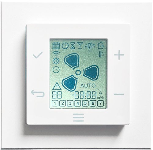 Draadloos bedieningsscherm voor ventilatie, Vasco 225 Compact en Boost