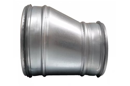 Réduction excentrique pour conduit galvanisé, Sanutal, Ø 200 x 125 mm