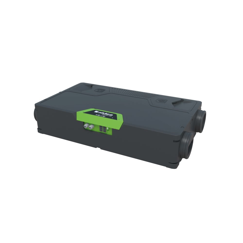 Groupe de ventilation double flux (système D), Aldes InspirAIR Side 180 Classic, 180 m³/h