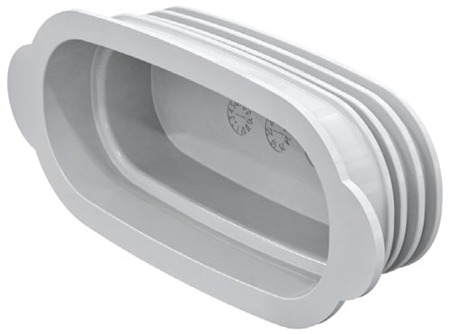 Stop voor luchtverdeelkast, Aldes Optiflex, ovaal 52 x 117 mm