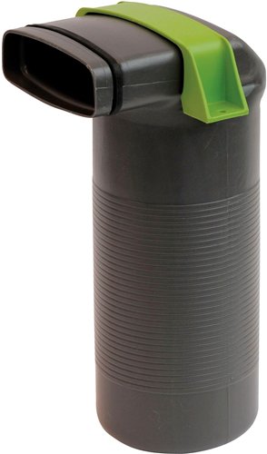 Raccord de bouche équerre pour conduit ovale, Vasco Easy Flow, Ø 125 mm, boîte de 5
