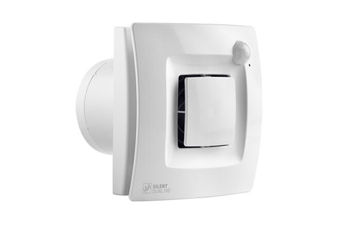 Extracteur d'air pour salle de bain, Soler & Palau SILENT DUAL 100, Ø 100 mm