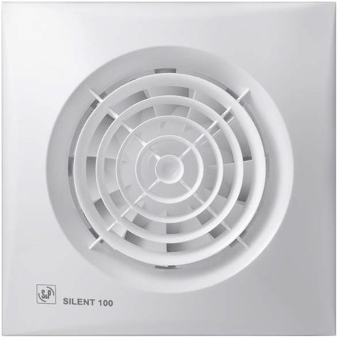 Extracteur d'air pour salle de bain, Soler & Palau SILENT-100 CHZ, Ø 100 mm