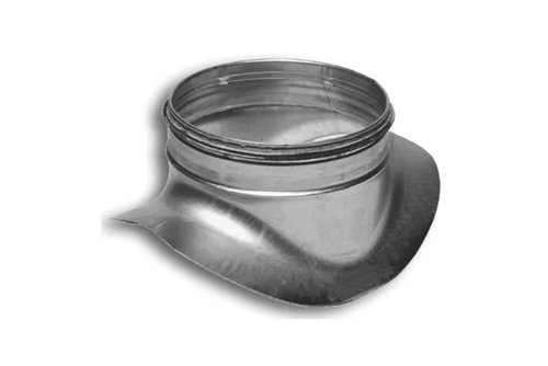 Piquage 90° pour conduit galvanisé, Sanutal, Ø 112-125 x 100 mm