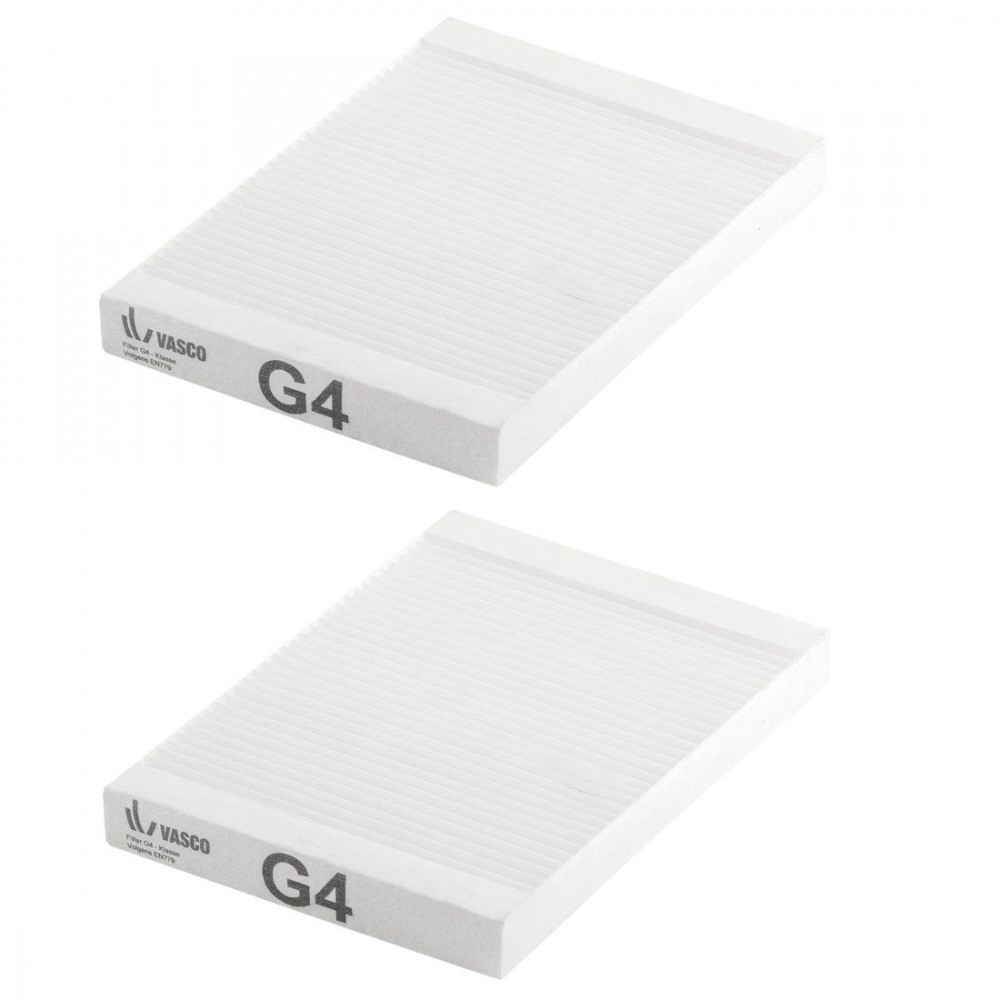 Vervangfilterset G4, Vasco D300 E en D400, 230 x 230 mm
