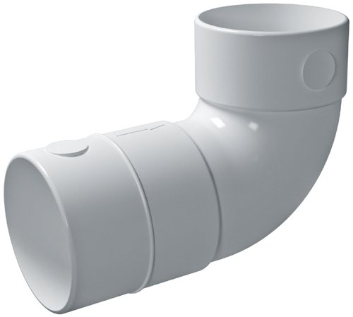 Coude 90° pour conduit semi-rigide, Aldes Optiflex, Ø 75 mm