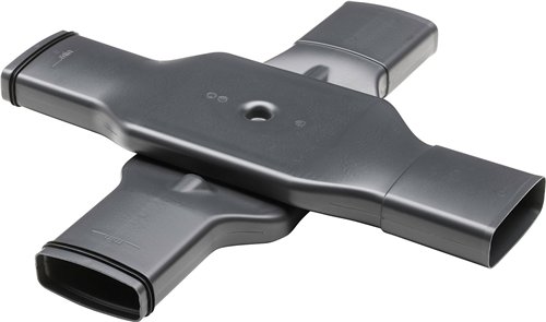 Croisement pour conduit ovale, Vasco Easy Flow, 600 x 600 mm, en 2 pièces