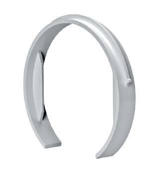 Borgring voor halfstijf kanaal, Aldes Optiflex, Ø 63 mm, set van 10