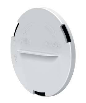 Bouchon pour caisson de répartition d'air, Aldes Optiflex, Ø 90 mm
