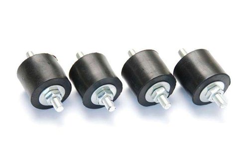 Amortisseur de vibrations cylindrique, 40 x 30 mm, M8 x 23, lot de 4