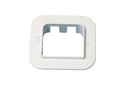 Rosette murale pour goulotte, SpeediDuct, 70 mm, blanc
