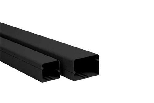 PVC-leidinggoot voor airco, SpeediDuct, 105 mm, lengte 2 m, zwart