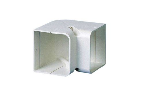 Coude intérieur 90° pour goulotte, SpeediDuct, 150 mm, blanc
