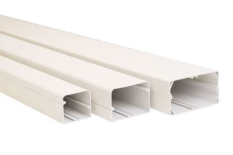 PVC-leidinggoot voor airco, SpeediDuct, 70 mm, lengte 2 m, wit