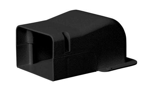 Cache mural avec angle pour goulotte, SpeediDuct, 105 mm, noir