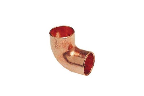 Soldeerbocht 90° koper voor koeltechniek, Conex Bänninger, 1/4", insteekeinde x mof