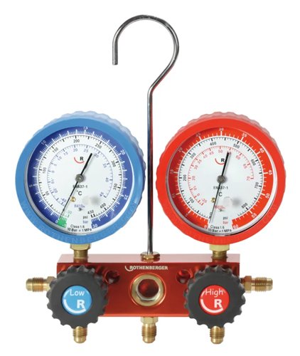 Manifold frigorifique analogique 2 voies, Rothenberger, R22 et R407C