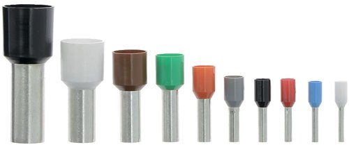 Enkelvoudige adereindhuls, BizLine, 1,5 mm², zakje van 100, zwart