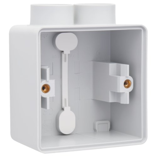 Boîte en saillie simple étanche, Niko Hydro, une entrée M20 double