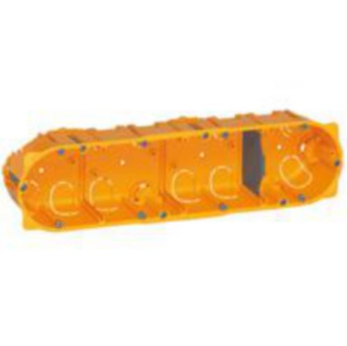 Inbouwdoos voor holle wand, Legrand Batibox, 4-voudig, diepte 50 mm