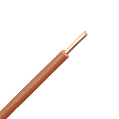 Câble rigide H07V-U, 2,5 mm², couronne de 100 m, brun