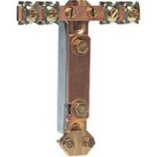Barrette de coupure de terre basse, BizLine, 125 x 22 x 25 mm, câble jusqu'à 45 mm², isolant plastique