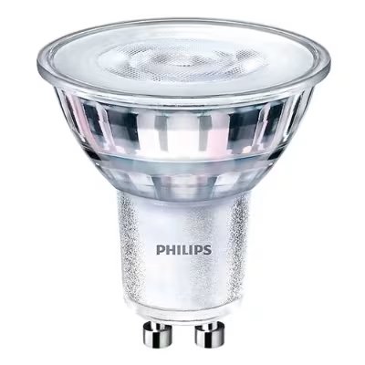 Spot LED, Philips CorePro LEDspot, GU10, 4 W, équivalent 50 W, blanc chaud 2700 K, dimmable