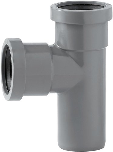 Té PVC d'évacuation à joint, Eupen, 87°30, Ø 40 mm