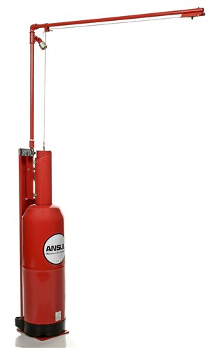 Extincteur automatique pour brûleur, Ansul, 12 kg de poudre BC, sur pied