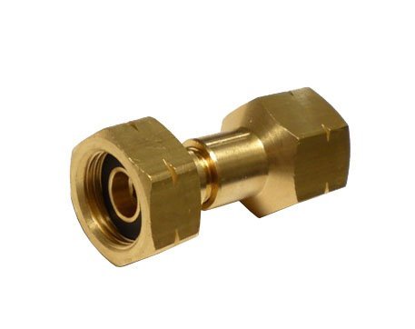 Raccord intermédiaire pour bouteille de gaz, Soper, POL femelle x écrou type Shell