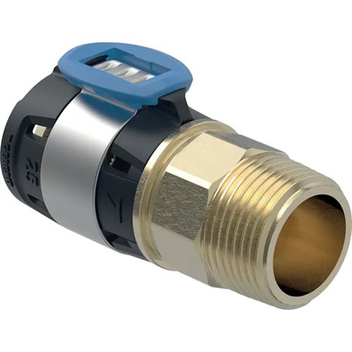 Raccord à sertir multicouche mâle, Geberit FlowFit, Ø 50 mm x mâle 6/4"