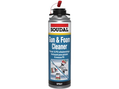 PU-schuimreiniger, Soudal Gun & Foamcleaner, 500 ml