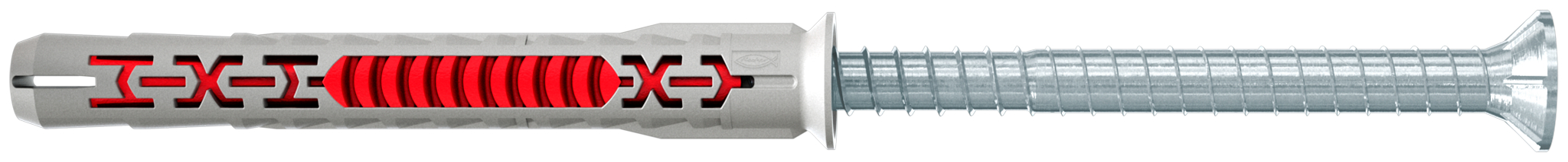 Kozijnplug met schroef, fischer DuoXpand, Ø 8 x 80 mm, blister van 4
