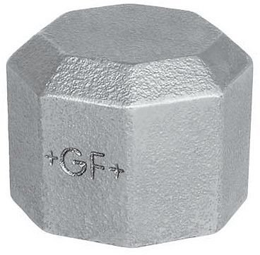 Bonnet fileté en fonte galvanisée, HS Fittings, femelle 1", n° 300